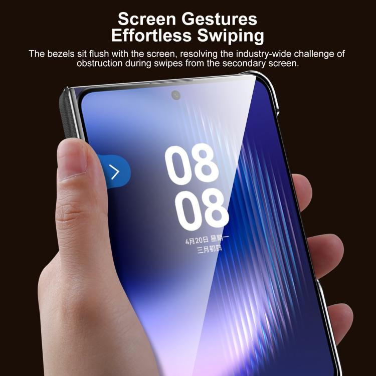 For Huawei Pura X Max SULADA Dual Axis Lens Full Coverage Vegan Leather Magnetic Phone Case