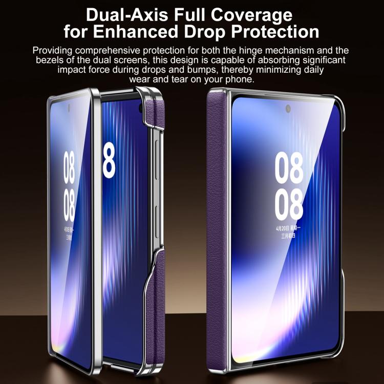 For Huawei Pura X Max SULADA Dual Axis Lens Full Coverage Vegan Leather Magnetic Phone Case