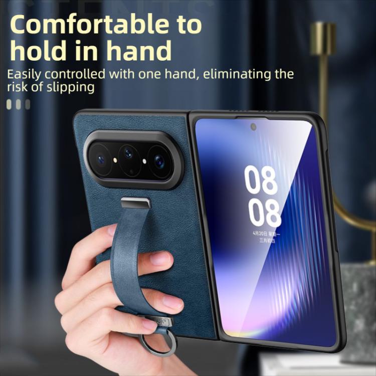 For Huawei Pura X Max SULADA PC Hybrid Leather Texture Skin Feel Shockproof Phone Case
