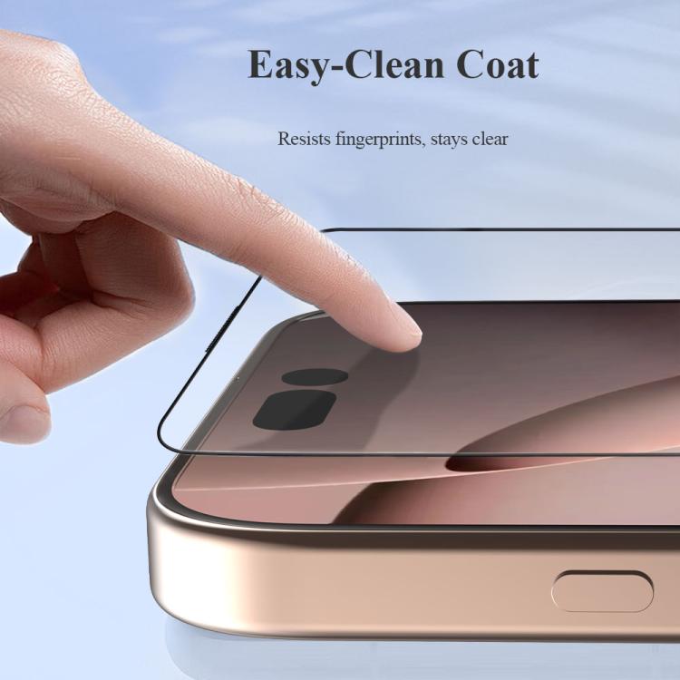 For iPhone 16 Pro Max LeReach CF Series PureTab Version HD Phone Tempered Film