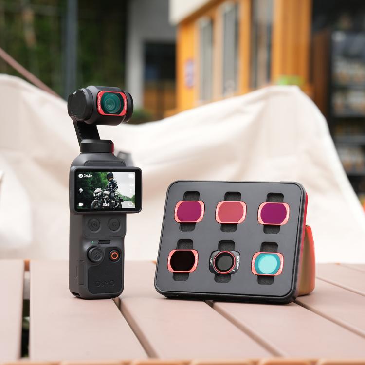 For DJI OSMO Pocket 3 Sunnylife Camera Lens Magnetic Metal Filter, Filter:ND32