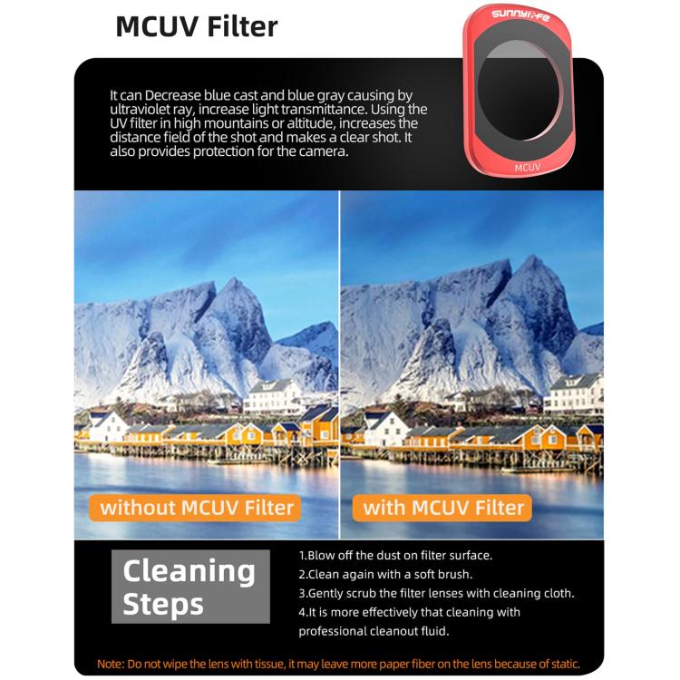 For DJI OSMO Pocket 3 Sunnylife Camera Lens Magnetic Metal Filter, Filter:ND16