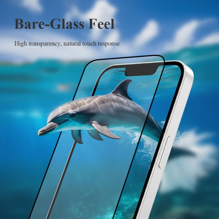For iPhone 17e / 16e / 13 / 13 Pro / 14 2pcs/Set LeReach CF Series PureTab Version HD Phone Tempered Film