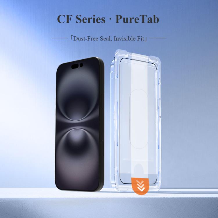For iPhone 17 Pro Max 2pcs/Set LeReach CF Series PureTab Version HD Phone Tempered Film