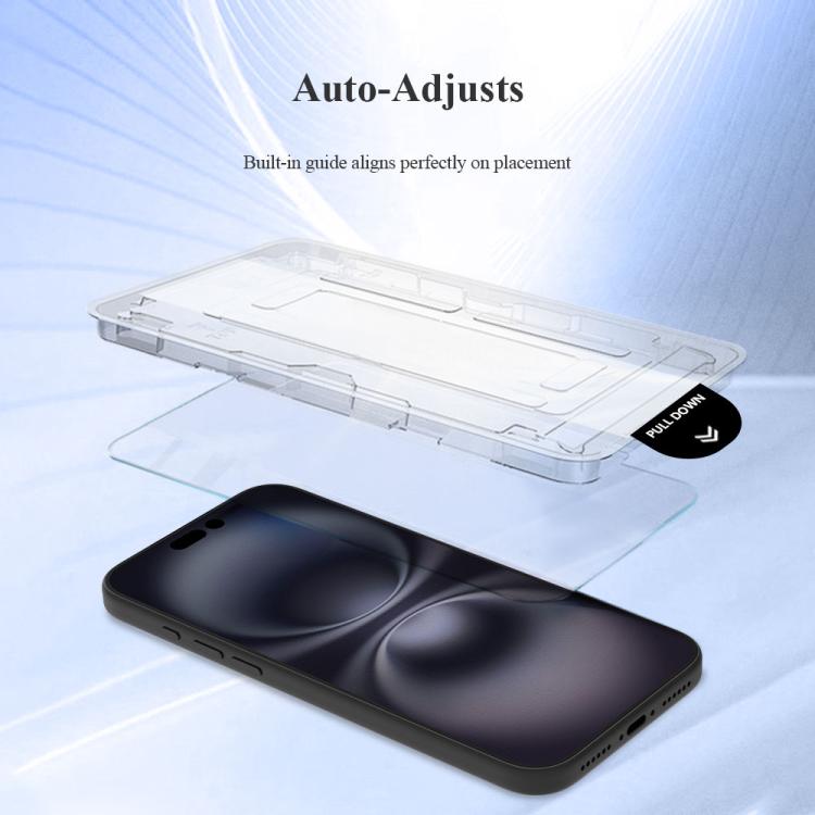 For iPhone 17 Pro Max 2pcs/Set LeReach CF Series PureTab Version HD Phone Tempered Film