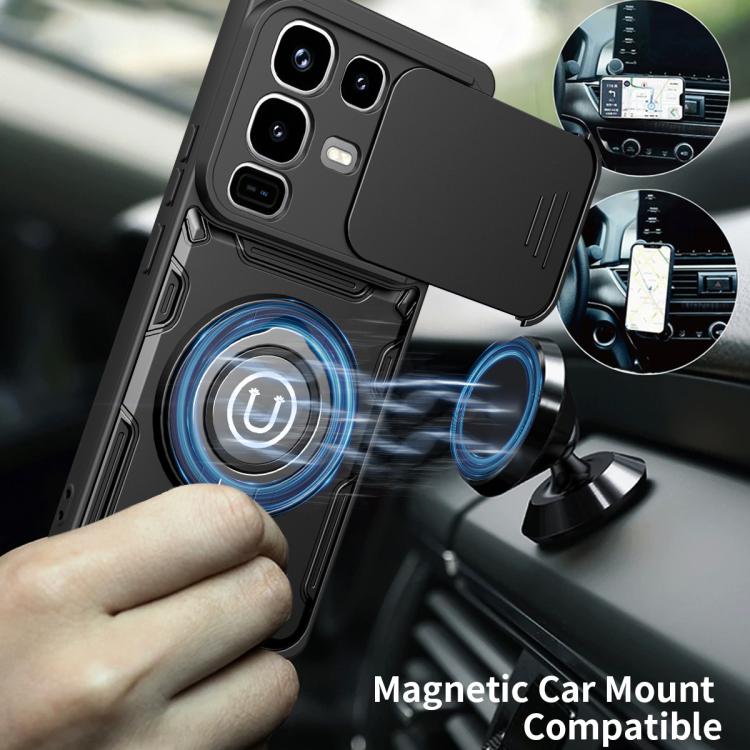 For Infinix Note 50 Pro / Note 50 4G Sliding Camshield Holder Magnetic Phone Case