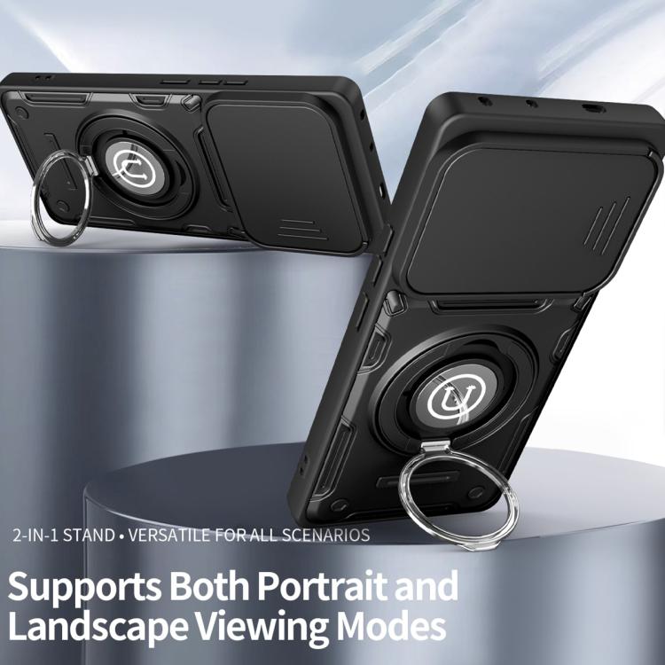For Infinix Note 50 Pro / Note 50 4G Sliding Camshield Holder Magnetic Phone Case