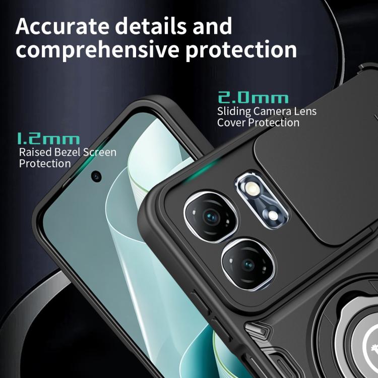 For Infinix Smart 9 / 9 HD / Hot 50i Sliding Camshield Holder Magnetic Phone Case