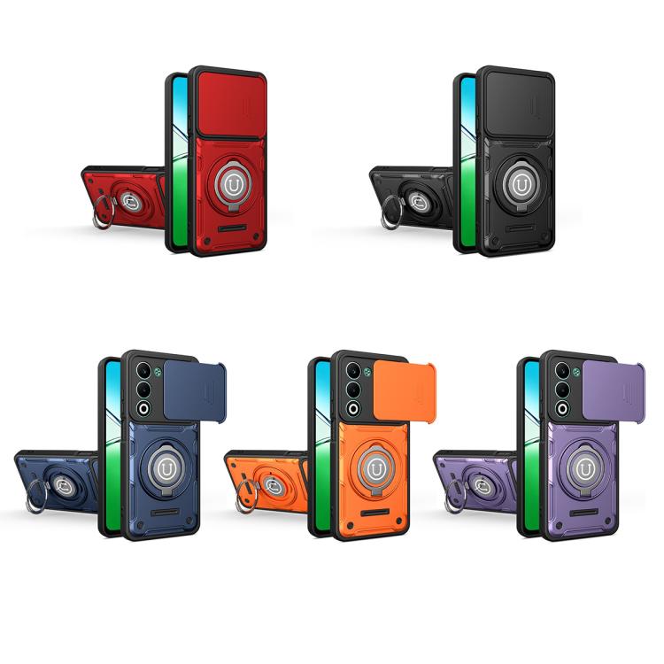 For OPPO A5 5G Global Sliding Camshield Holder Magnetic Phone Case