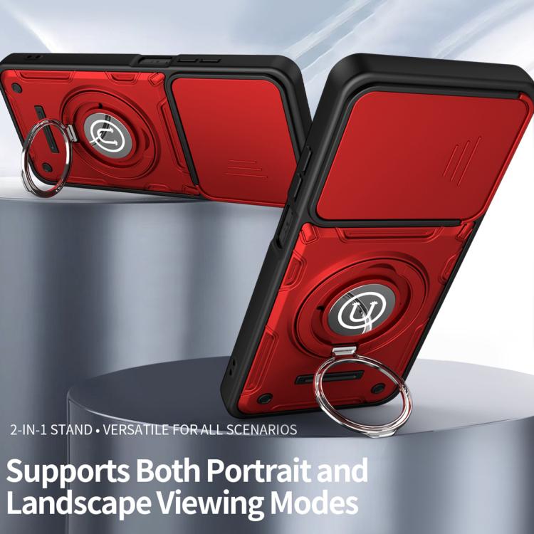 For OPPO A5 5G Global Sliding Camshield Holder Magnetic Phone Case
