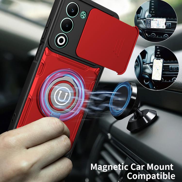 For OPPO A5 5G Global Sliding Camshield Holder Magnetic Phone Case