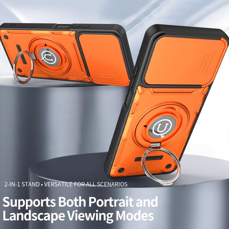 For OPPO A5 Pro 5G 2025 Global Sliding Camshield Holder Magnetic Phone Case