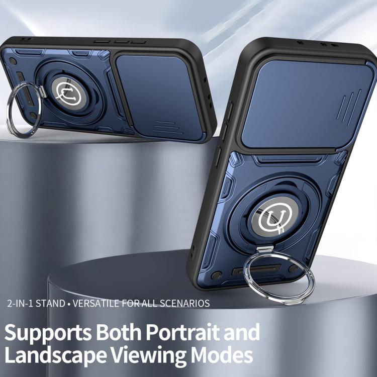For OPPO Reno15 Pro 5G Global Sliding Camshield Holder Magnetic Phone Case
