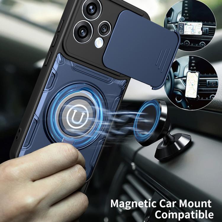 For OPPO Reno15 Pro 5G Global Sliding Camshield Holder Magnetic Phone Case