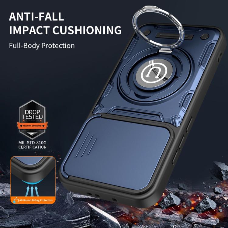 For OPPO Reno15 Pro 5G Global Sliding Camshield Holder Magnetic Phone Case
