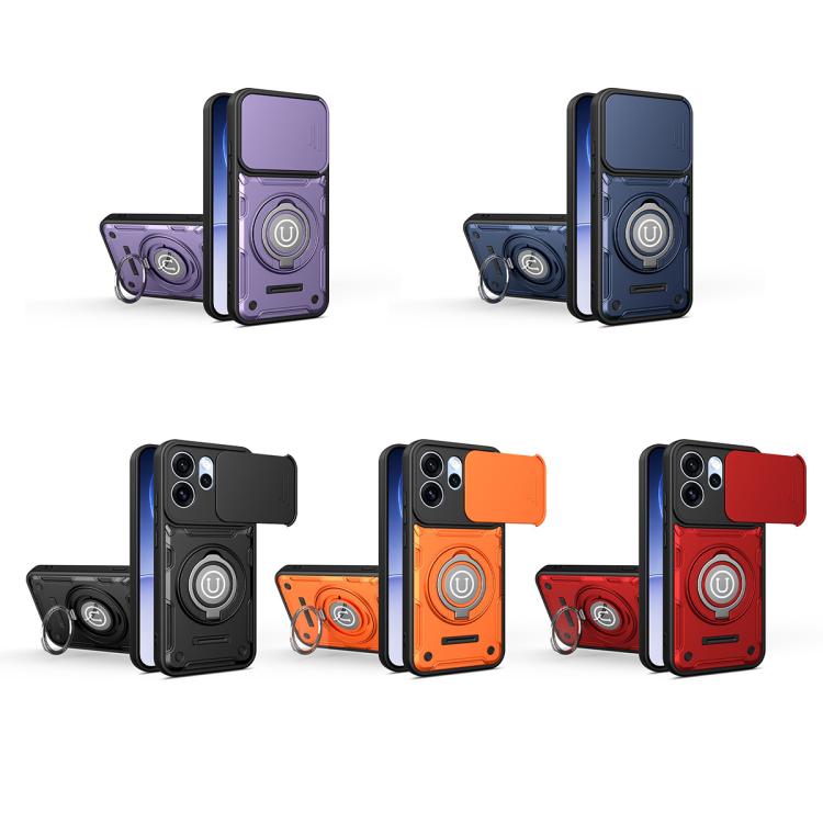 For OPPO Reno15 Pro Max 5G Global Sliding Camshield Holder Magnetic Phone Case