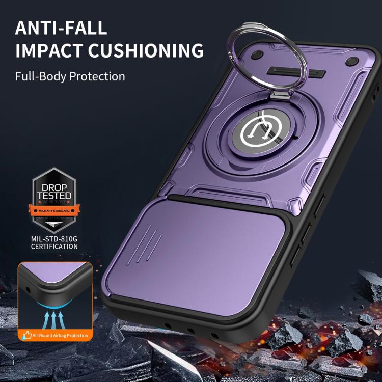 For OPPO Reno15 Pro Max 5G Global Sliding Camshield Holder Magnetic Phone Case