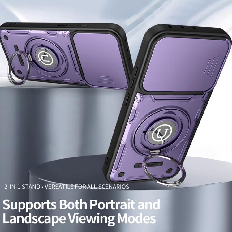 For OPPO Reno15 Pro Max 5G Global Sliding Camshield Holder Magnetic Phone Case