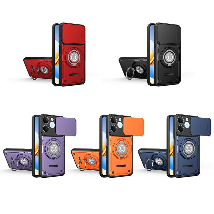 For Realme C71 India / Note 70 4G Sliding Camshield Holder Magnetic Phone Case