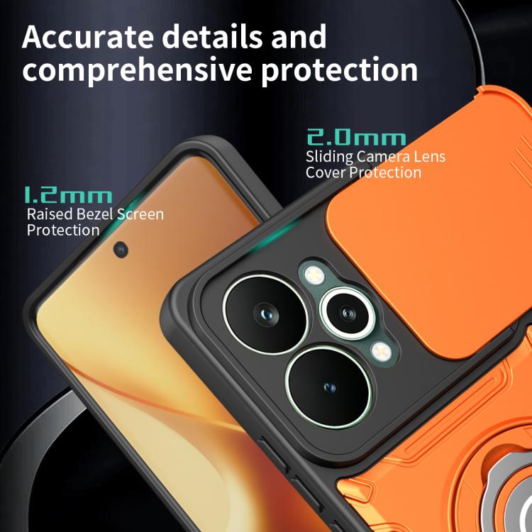 For Realme 15 5G / 15 Pro 5G Sliding Camshield Holder Magnetic Phone Case