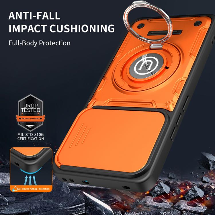 For Realme 15 5G / 15 Pro 5G Sliding Camshield Holder Magnetic Phone Case