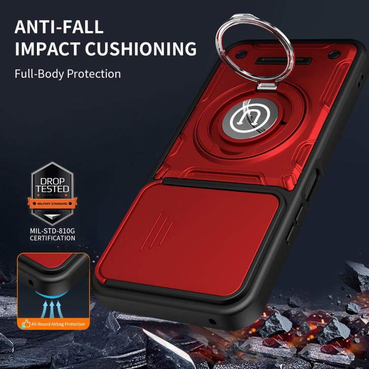 For Realme 15x 5G India / C85 5G Sliding Camshield Holder Magnetic Phone Case