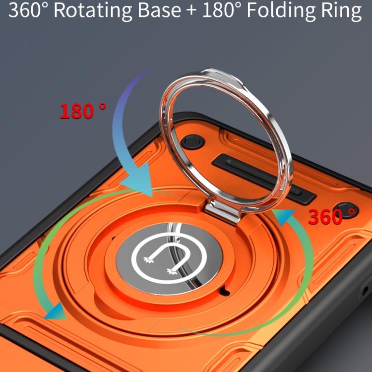 For vivo V50 5G / V50e Sliding Camshield Holder Magnetic Phone Case