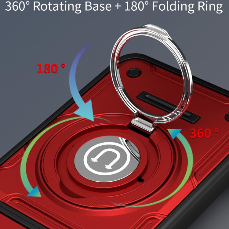 For vivo Y04 4G / Y19s 5G / Y29s 5G Sliding Camshield Holder Magnetic Phone Case