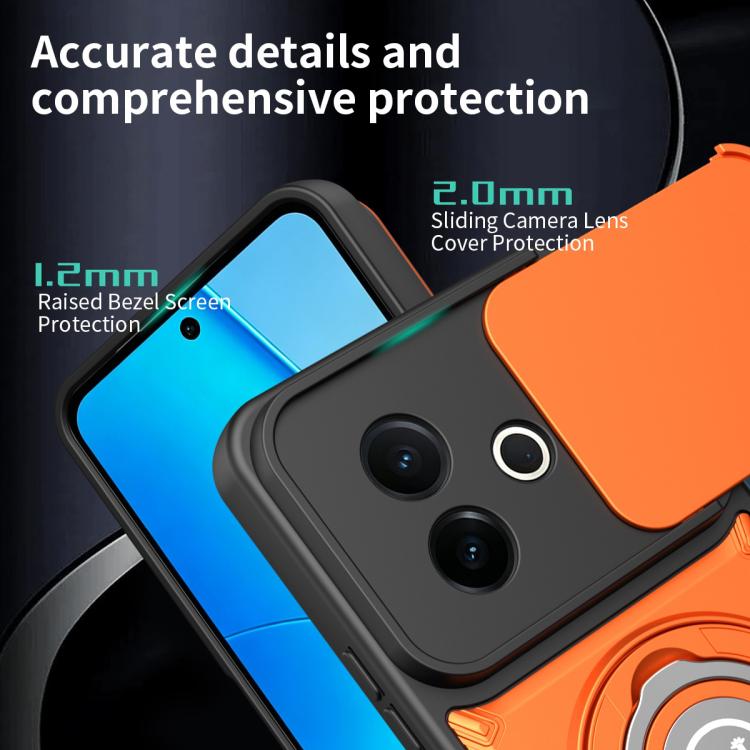 For vivo Y39 5G Sliding Camshield Holder Magnetic Phone Case