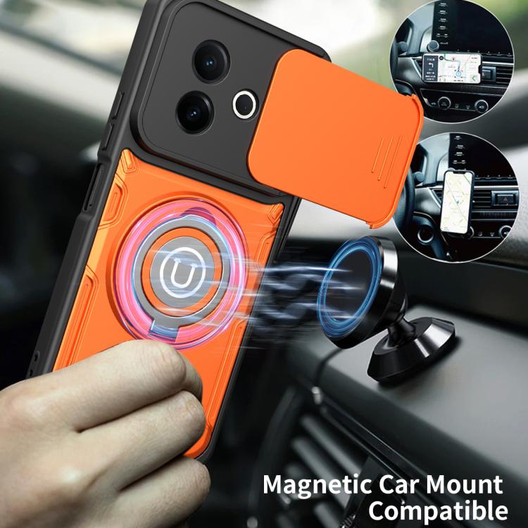 For vivo Y39 5G Sliding Camshield Holder Magnetic Phone Case