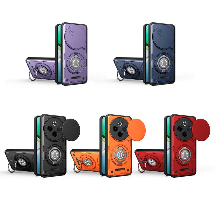 For vivo Y300 Pro 5G / iQOO Z10 Sliding Camshield Holder Magnetic Phone Case