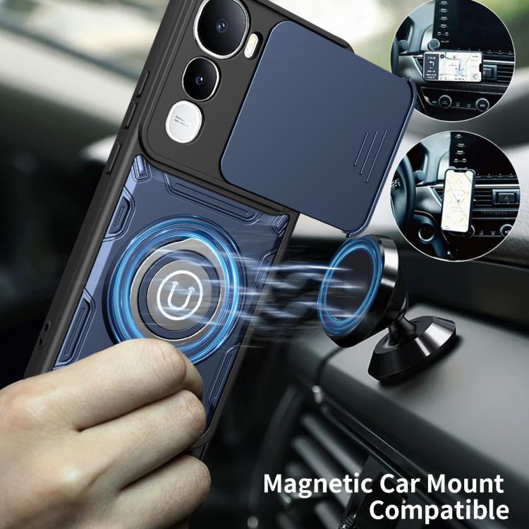 For vivo Y400 5G Sliding Camshield Holder Magnetic Phone Case