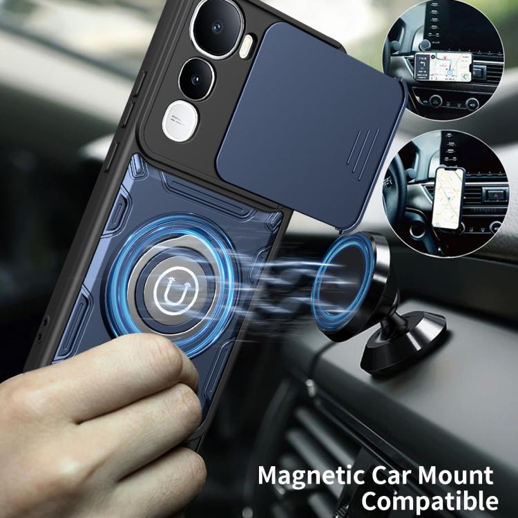 For vivo Y400 Pro 5G Sliding Camshield Holder Magnetic Phone Case