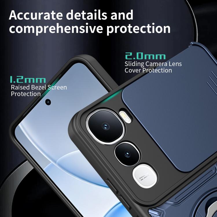For vivo Y400 Pro 5G Sliding Camshield Holder Magnetic Phone Case