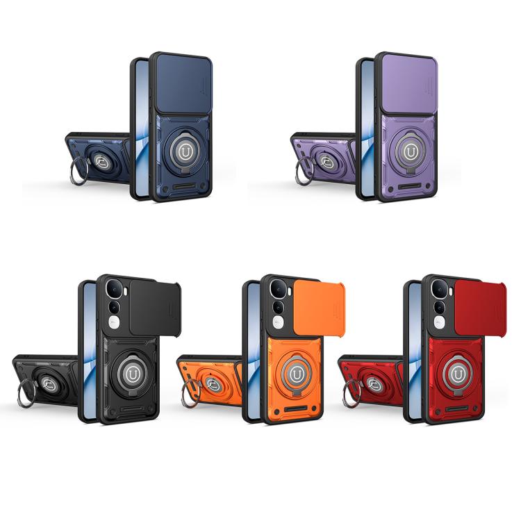For vivo Y400 Pro 5G Sliding Camshield Holder Magnetic Phone Case
