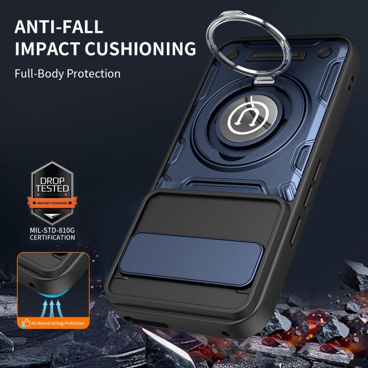 For Google Pixel 9 / 9 Pro Sliding Camshield Holder Magnetic Phone Case
