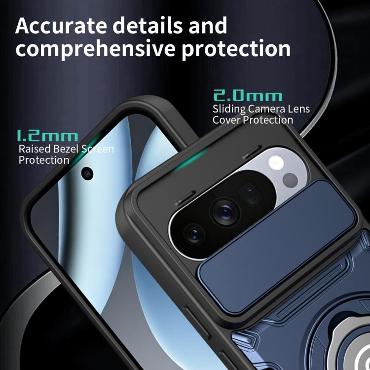 For Google Pixel 10 / 10 Pro 5G Global Sliding Camshield Holder Magnetic Phone Case