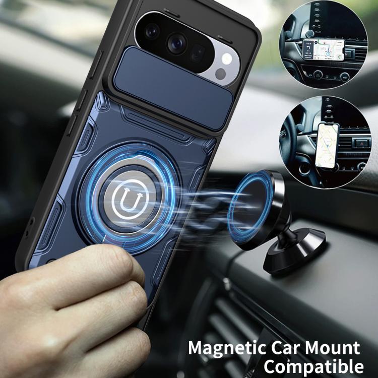For Google Pixel 10 / 10 Pro 5G Global Sliding Camshield Holder Magnetic Phone Case