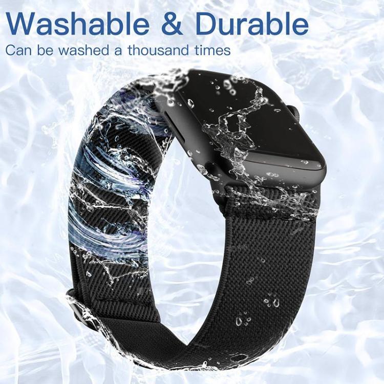 For Apple Watch 38 / 40 / 41 / S11 42mm 5 Pack xDfind Adjustable Slide Buckle Elastic Nylon Watch Band