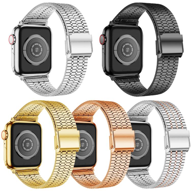 For Apple Watch 38 / 40 / 41 / S11 42mm 5 Pack xDfind Seven Beads Buckle Stainless Steel Watch Band