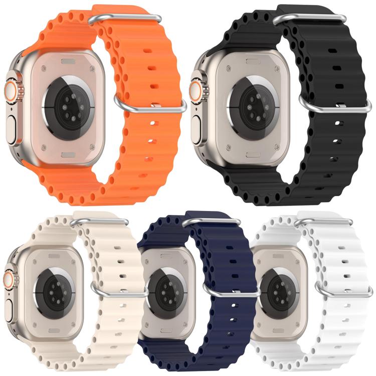 For Apple Watch 38 / 40 / 41 / S11 42mm 5 Pack xDfind Ocean Silicone Watch Band
