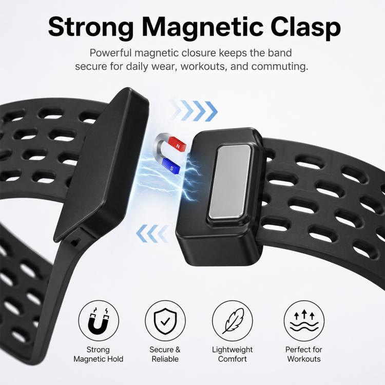 For Apple Watch 42 / 44 / 45 / 46 / 49mm 5 Pack xDfind Magnetic Clasp Silicone Watch Band