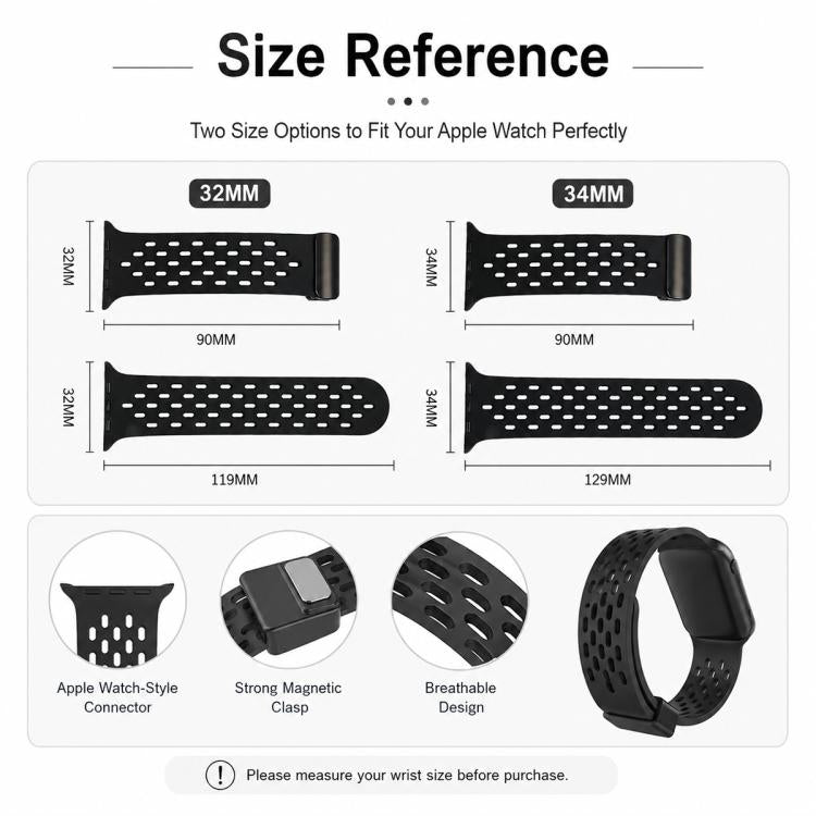 For Apple Watch 42 / 44 / 45 / 46 / 49mm 5 Pack xDfind Magnetic Clasp Silicone Watch Band