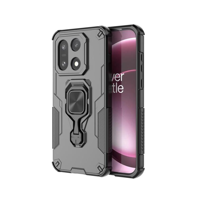 For OnePlus 15 5G WANLONFENG Metal Kickstand Phone Case with Screen Protector