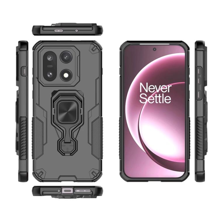 For OnePlus 15 5G WANLONFENG Metal Kickstand Phone Case with Screen Protector