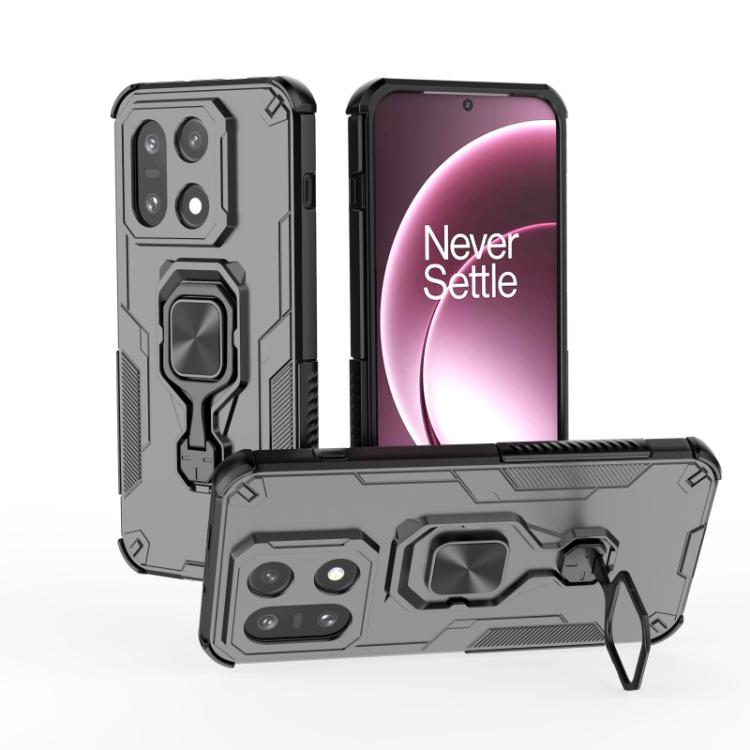 For OnePlus 15 5G WANLONFENG Metal Kickstand Phone Case with Screen Protector