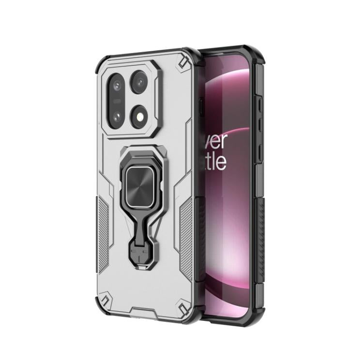 For OnePlus 15 5G WANLONFENG Metal Kickstand Phone Case with Screen Protector