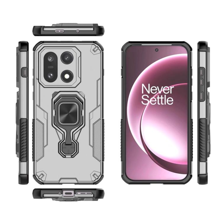 For OnePlus 15 5G WANLONFENG Metal Kickstand Phone Case with Screen Protector