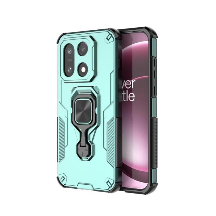 For OnePlus 15 5G WANLONFENG Metal Kickstand Phone Case with Screen Protector