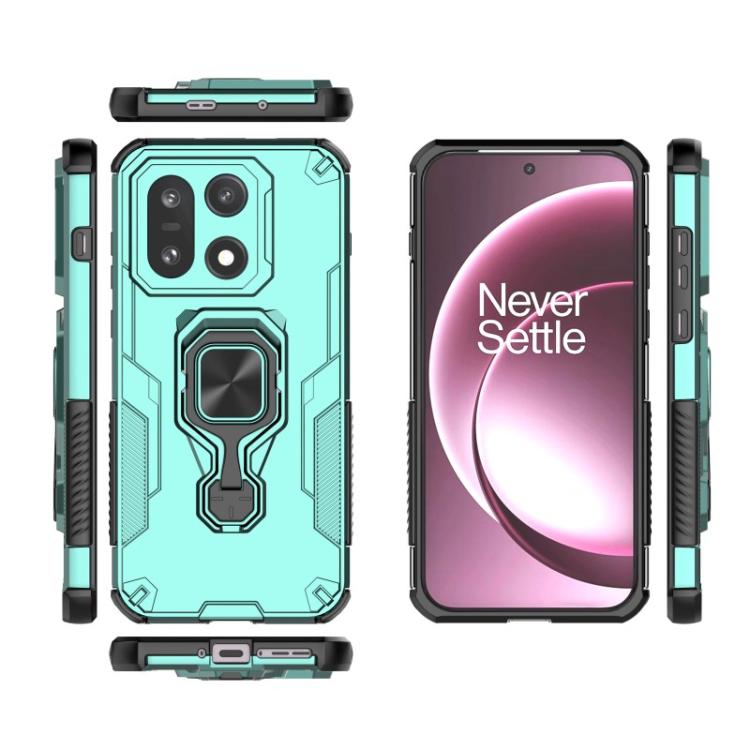 For OnePlus 15 5G WANLONFENG Metal Kickstand Phone Case with Screen Protector